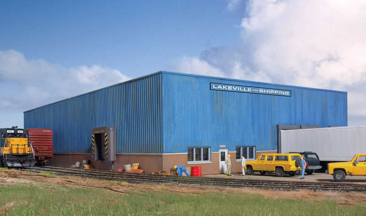 Walthers Cornerstone 933-2917 HO Scale Lakeville Modern Warehouse Kit