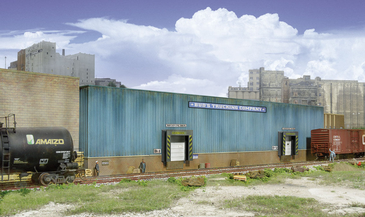 Walthers Cornerstone 933-3192 HO Scale Bud's Trucking Co Background Building Kit