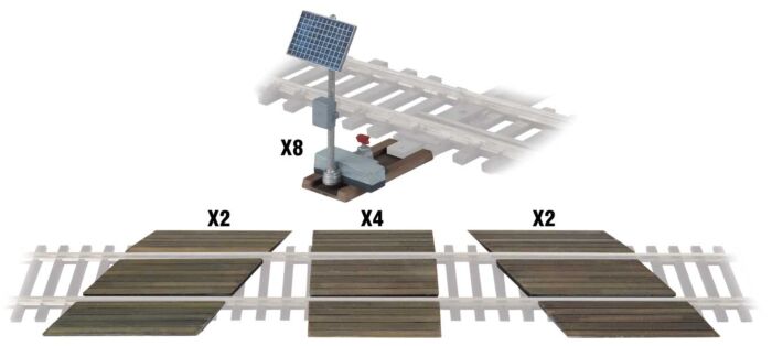 Walthers Cornerstone 933-4124 HO Scale Intermodal Train Yard Details