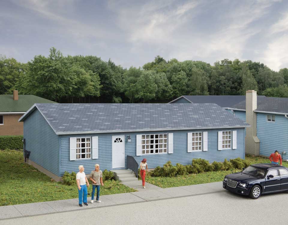 Walthers Cornerstone 933-4150 HO Scale Modern Sectional House Kit