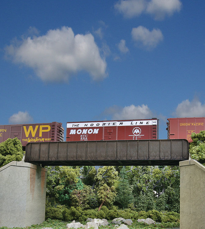 Walthers Cornerstone 933-4502 HO Scale Single Track Through Girder 70' Bridge Kit