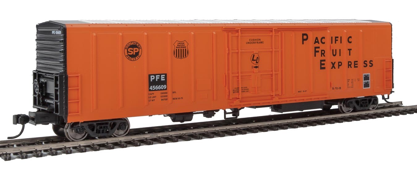 Walthers Mainline 910-3935 HO Scale 57' Mechanical Reefer Pacifc Fruit Express PFE 456609
