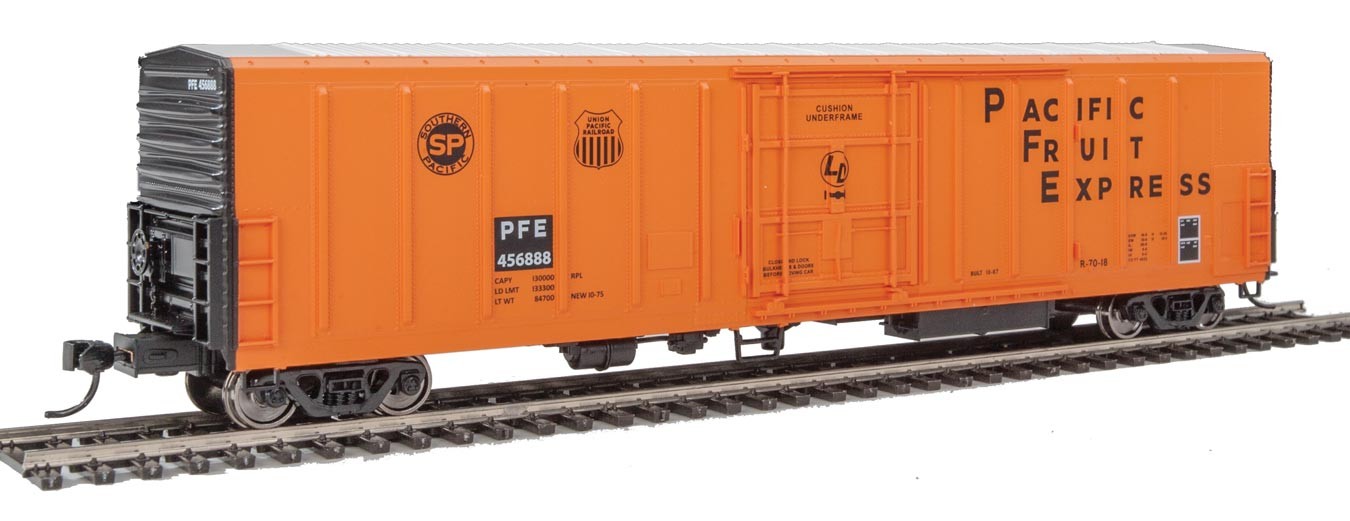 Walthers Mainline 910-3936 HO Scale 57' Mechanical Reefer Pacifc Fruit Express PFE 456888