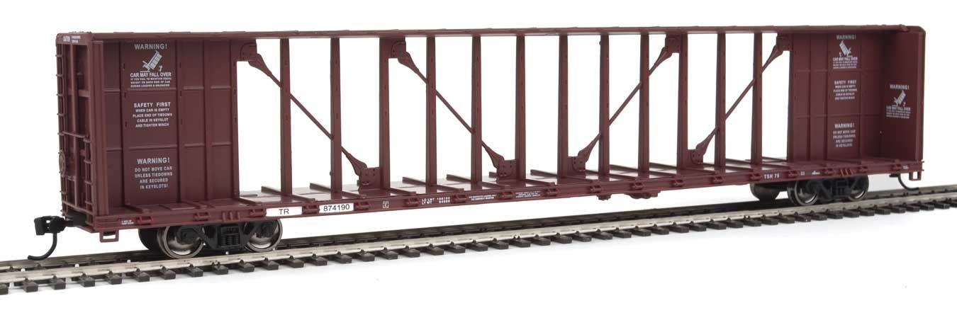 Walthers Mainline 910-4859 HO Scale 72' Centerbeam Flatcar Tomahawk Railway TR 874587