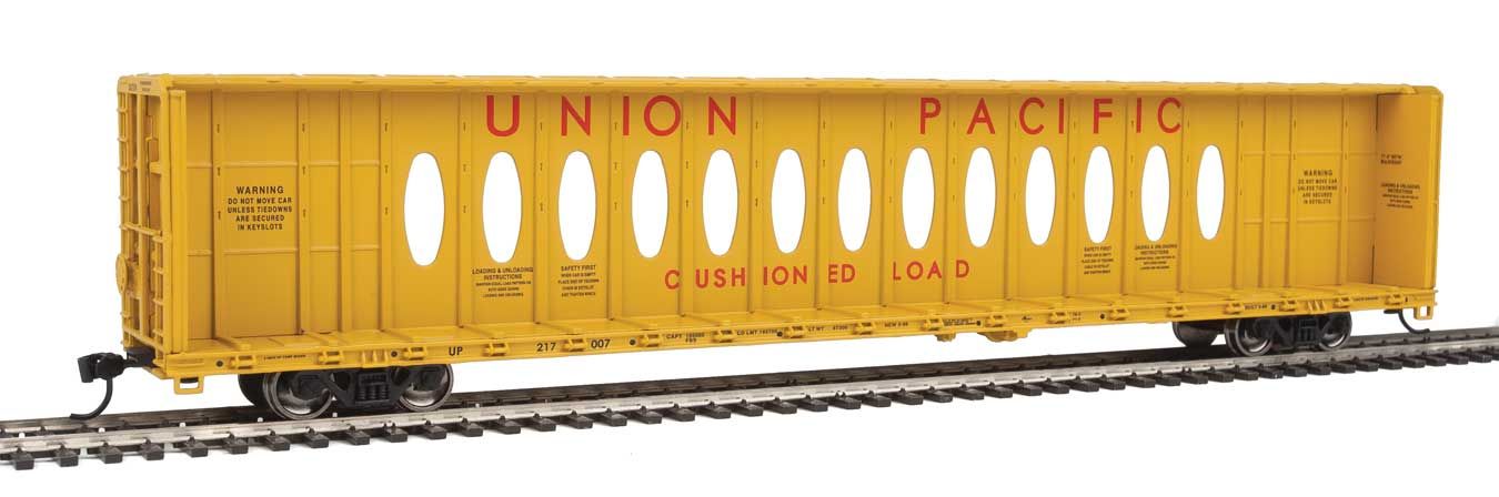 Walthers Mainline 910-4864 HO Scale 72' Centerbeam Flatcar Union Pacific UP 217007
