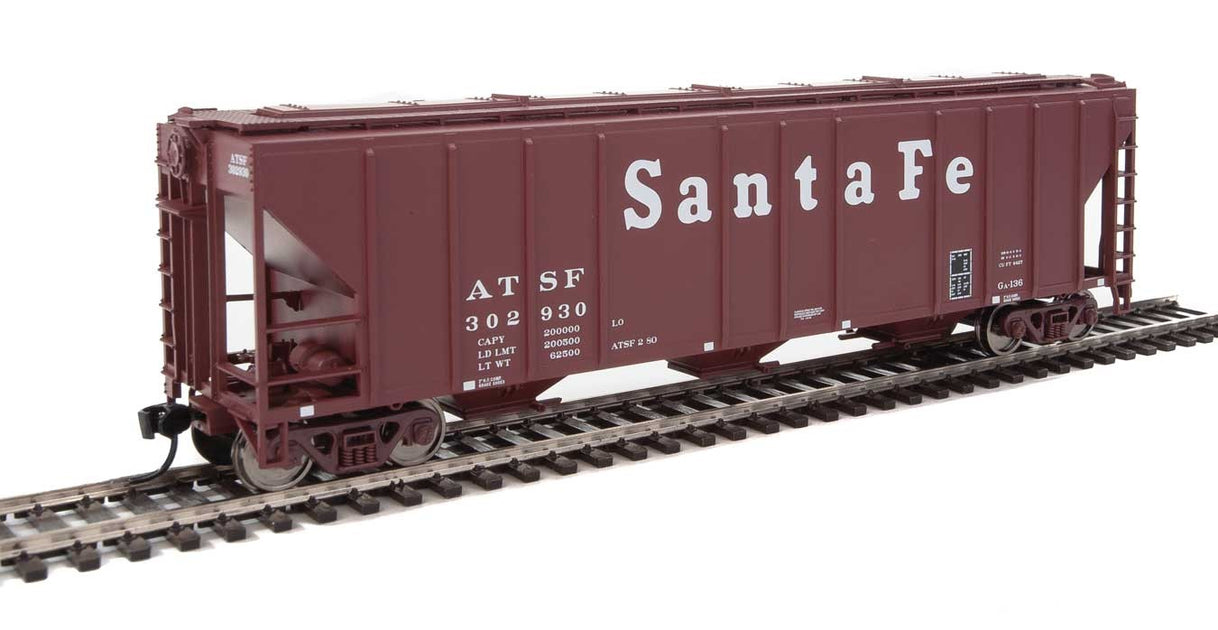 Walthers Mainline 910-7452 HO Scale 50' PS-2 CD 4427 Covered Hopper Santa Fe ATSF 302930