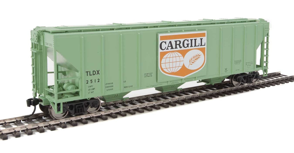Walthers Mainline 910-7455 HO Scale 50' PS-2 CD 4427 Covered Hopper Cargill TLDX 2512