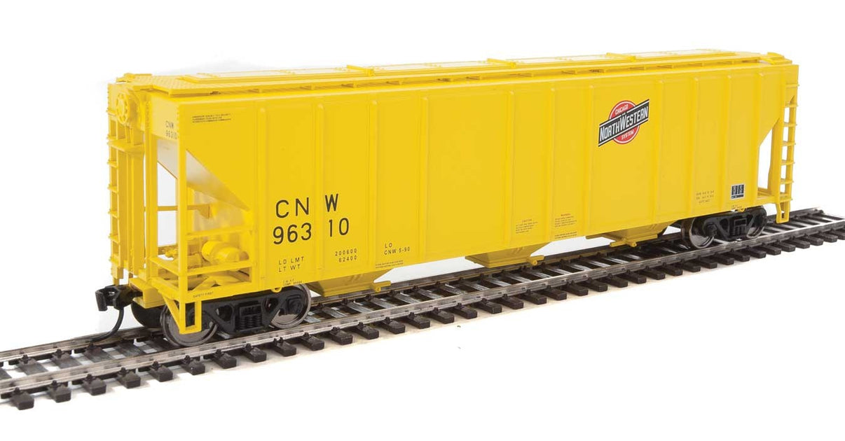 Walthers Mainline 910-7460 HO Scale 50' PS-2 CD 4427 Covered Hopper Chicago NorthWestern CNW 96310