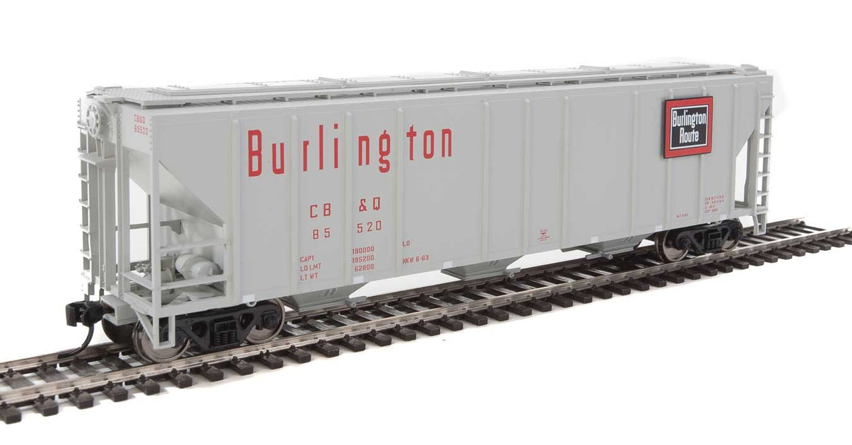Walthers Mainline 910-7463 HO Scale 50' PS-2 CD 4427 Covered Hopper Burlington CB&Q 85520