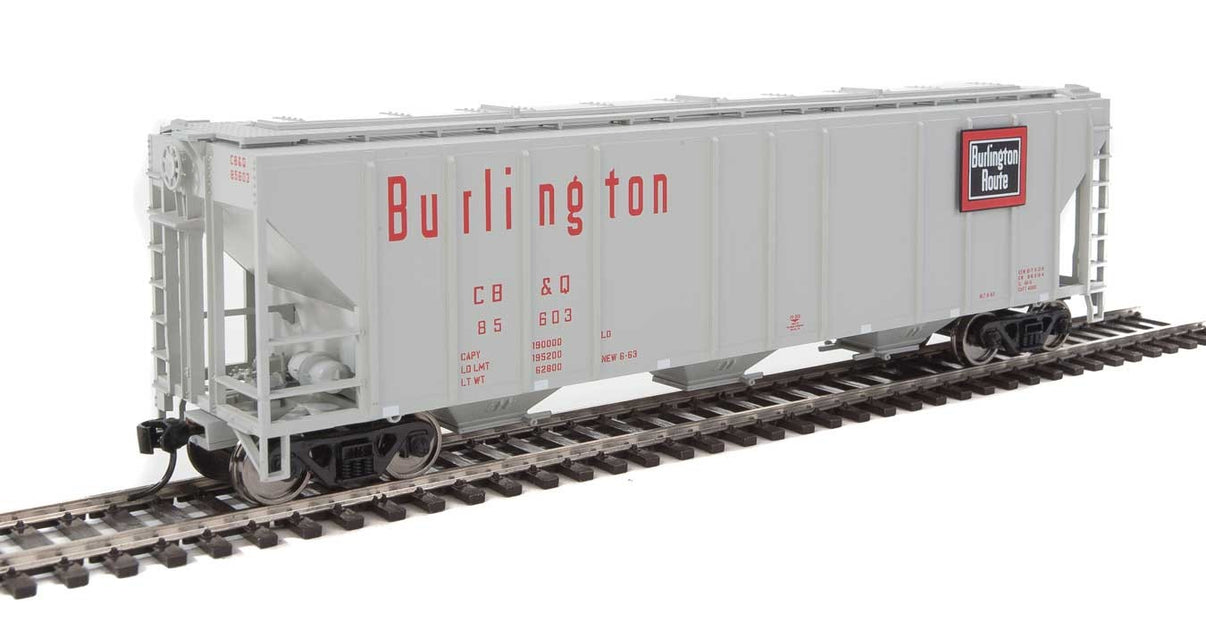 Walthers Mainline 910-7464 HO Scale 50' PS-2 CD 4427 Covered Hopper Burlington CB&Q 85603