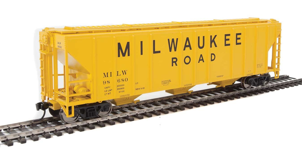 Walthers Mainline 910-7468 HO Scale 50' PS-2 CD 4427 Covered Hopper Milwaukee Road MILW 98680