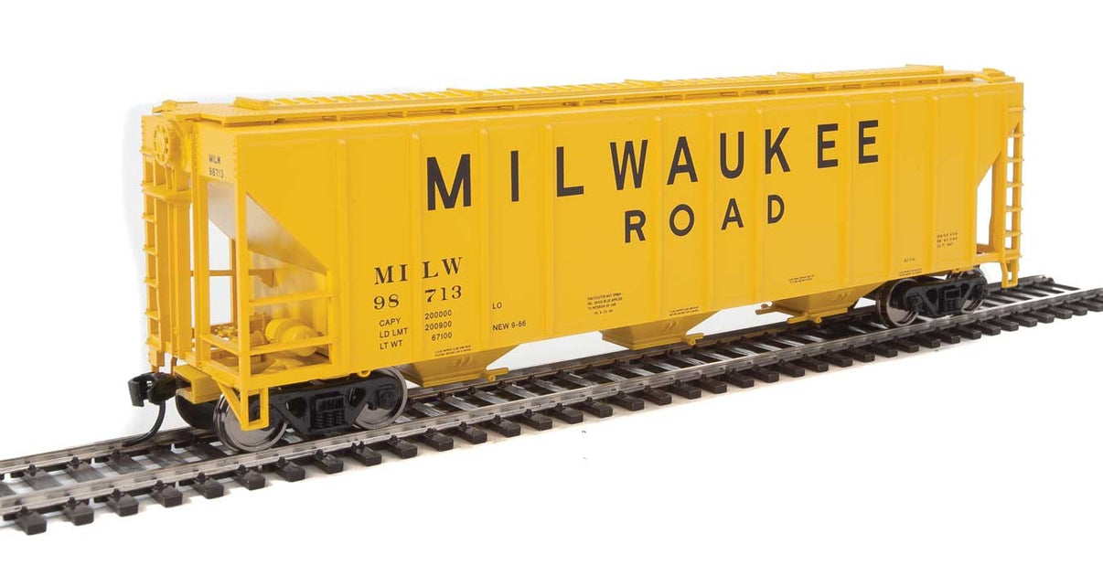 Walthers Mainline 910-7470 HO Scale 50' PS-2 CD 4427 Covered Hopper Milwaukee Road MILW 98713