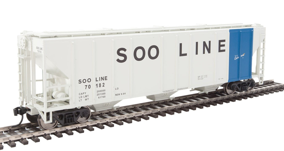 Walthers Mainline 910-7475 HO Scale 50' PS-2 CD 4427 Covered Hopper SOO Line 70182
