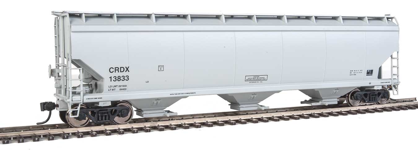 Walthers Mainline 910-7674 HO Scale 60' NSC 5150 3 Bay Covered Hopper CRDX 13833