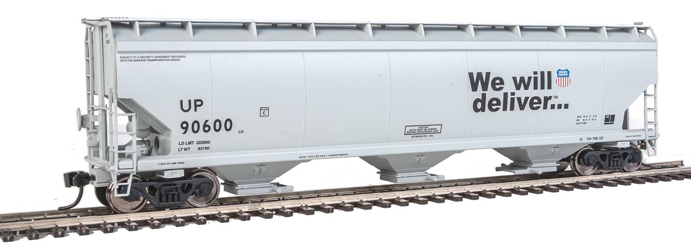 Walthers Mainline 910-7680 HO Scale 60' NSC 5150 3 Bay Covered Hopper Union PacificUP 90600