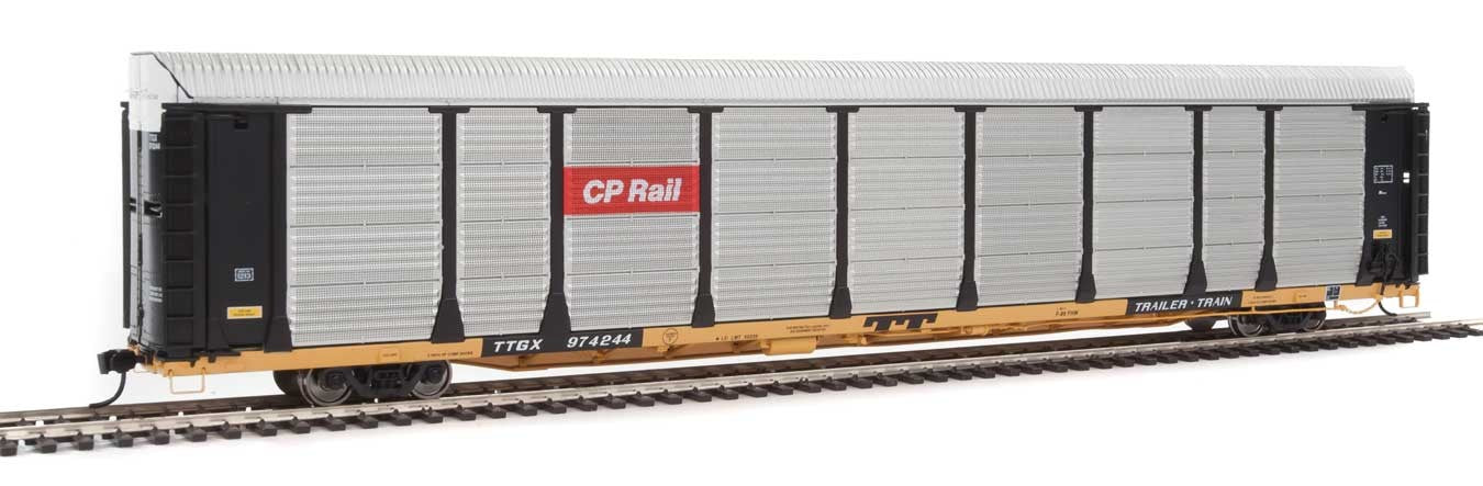 Walthers Proto 920-101329 HO Scale 89' Bi-level Auto Carrier Canadian Pacific CP TTGX 974244