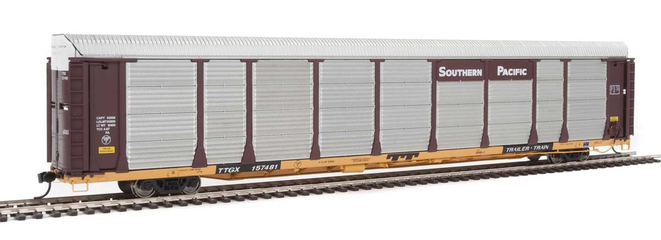 Walthers Proto 920-101343 HO Scale 89' Bi-level Auto Carrier Southern Pacific SP TTGX 157481