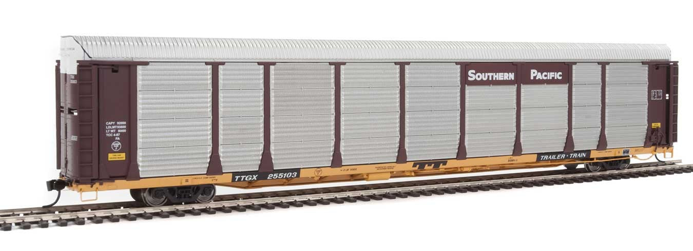 Walthers Proto 920-101346 HO Scale 89' Bi-level Auto Carrier Southern Pacific SP TTGX 255103