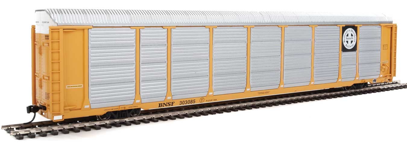 Walthers Proto 920-101416 HO Scale 89' Tri-level Auto Carrier BNSF 303085