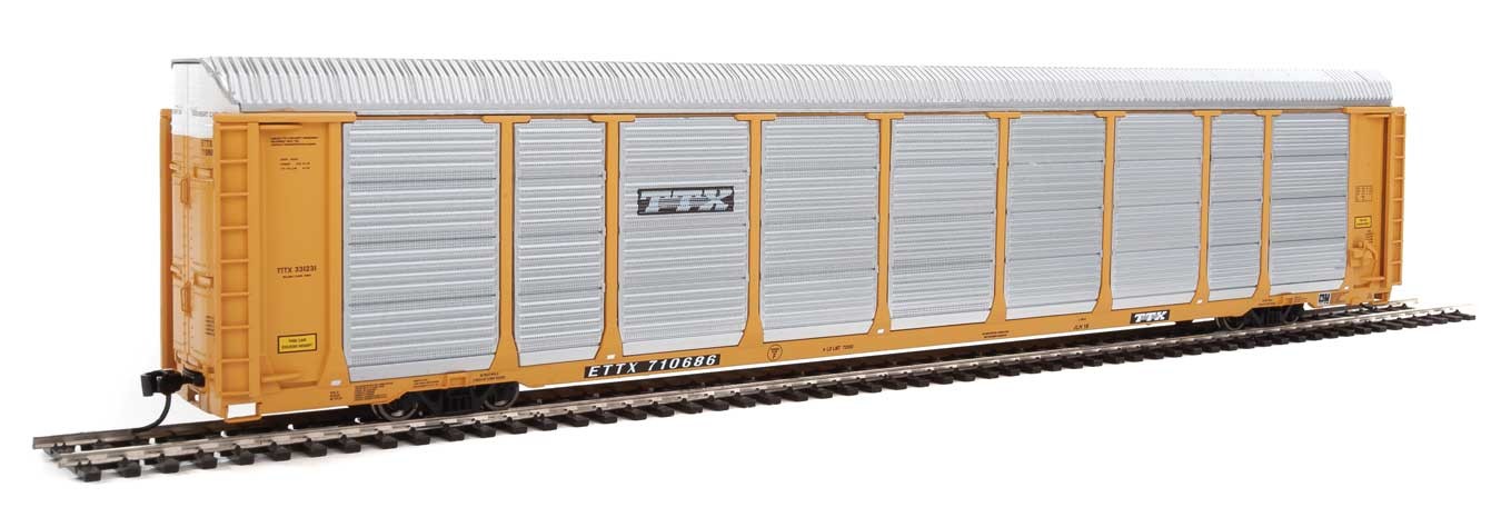 Walthers Proto 920-101429 HO Scale 89' Tri-level Auto Carrier TTX ETTX 710686