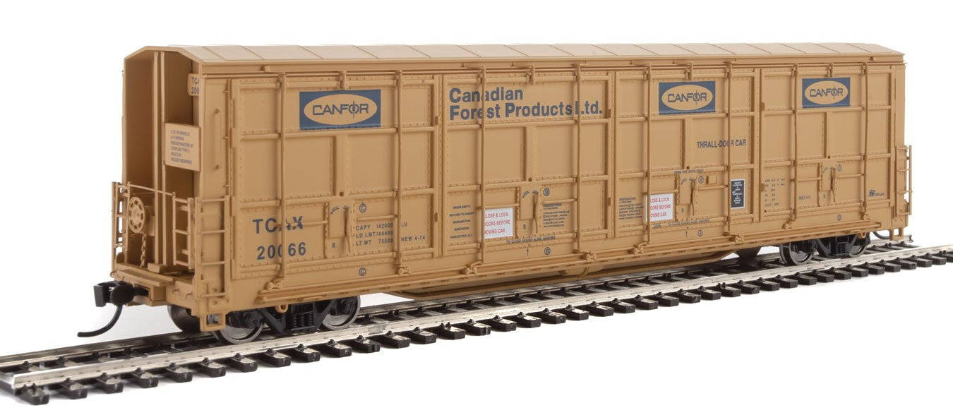 Walthers Proto 920-101922 HO Scale All-Door Boxcar Canfor TCAX 20066