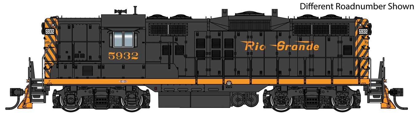 Walthers Proto 920-49703 HO Scale EMD GP9 Phase II Denver & Rio Grande D&RGW 5934