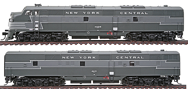Walthers Proto 920-47993 HO Scale EMD E7A-B Set New York Central NYC 4026/4110 (DC)