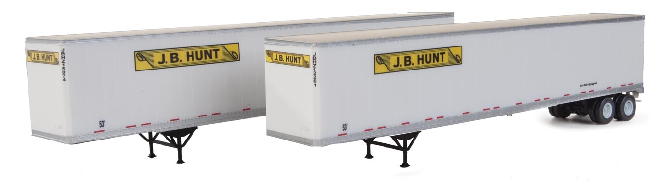 Walthers SceneMaster 949-2462 HO Scale 53' Stoughton Trailer JB Hunt