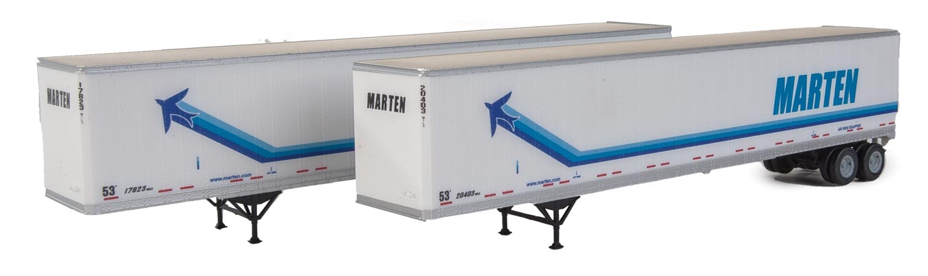 Walthers SceneMaster 949-2465 HO Scale 53' Stoughton Trailer Marten