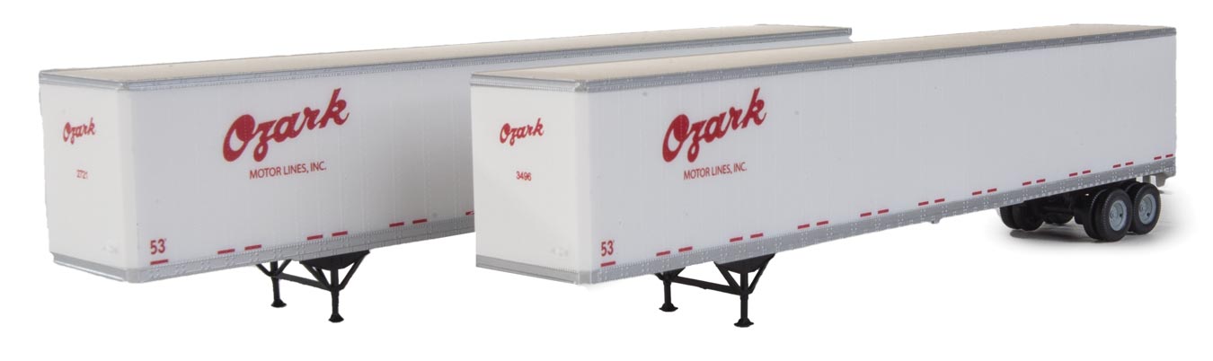 Walthers SceneMaster 949-2466 HO Scale 53' Stoughton Trailer Ozark
