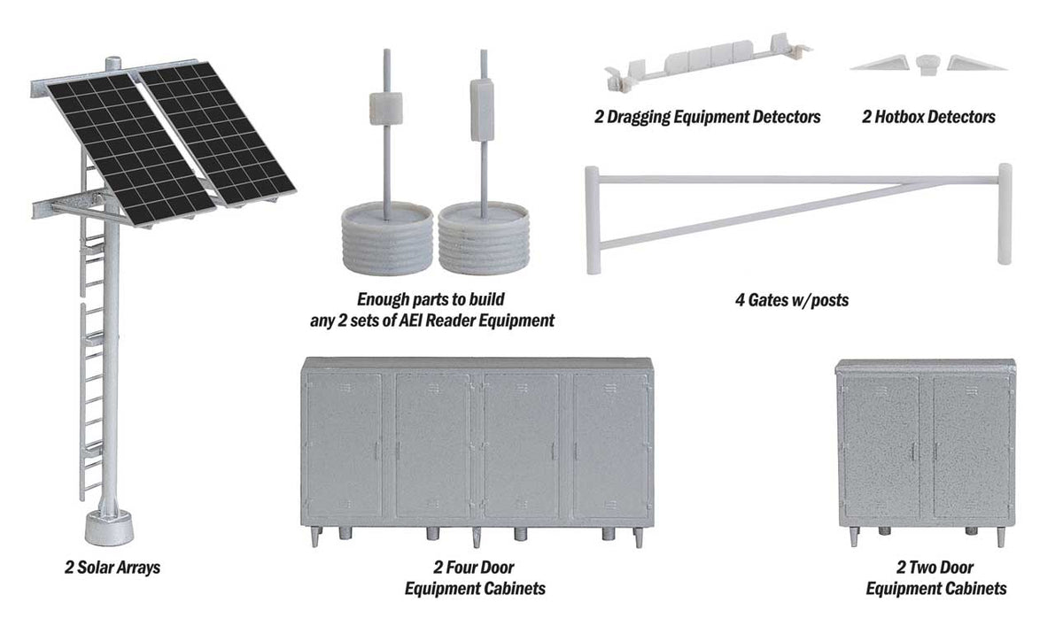 Walthers SceneMaster 949-4139 Modern Trackside Detail Set