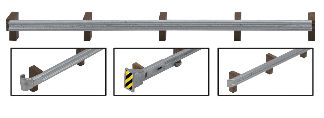 Walthers SceneMaster 949-4176 Highway Guardrails Kit
