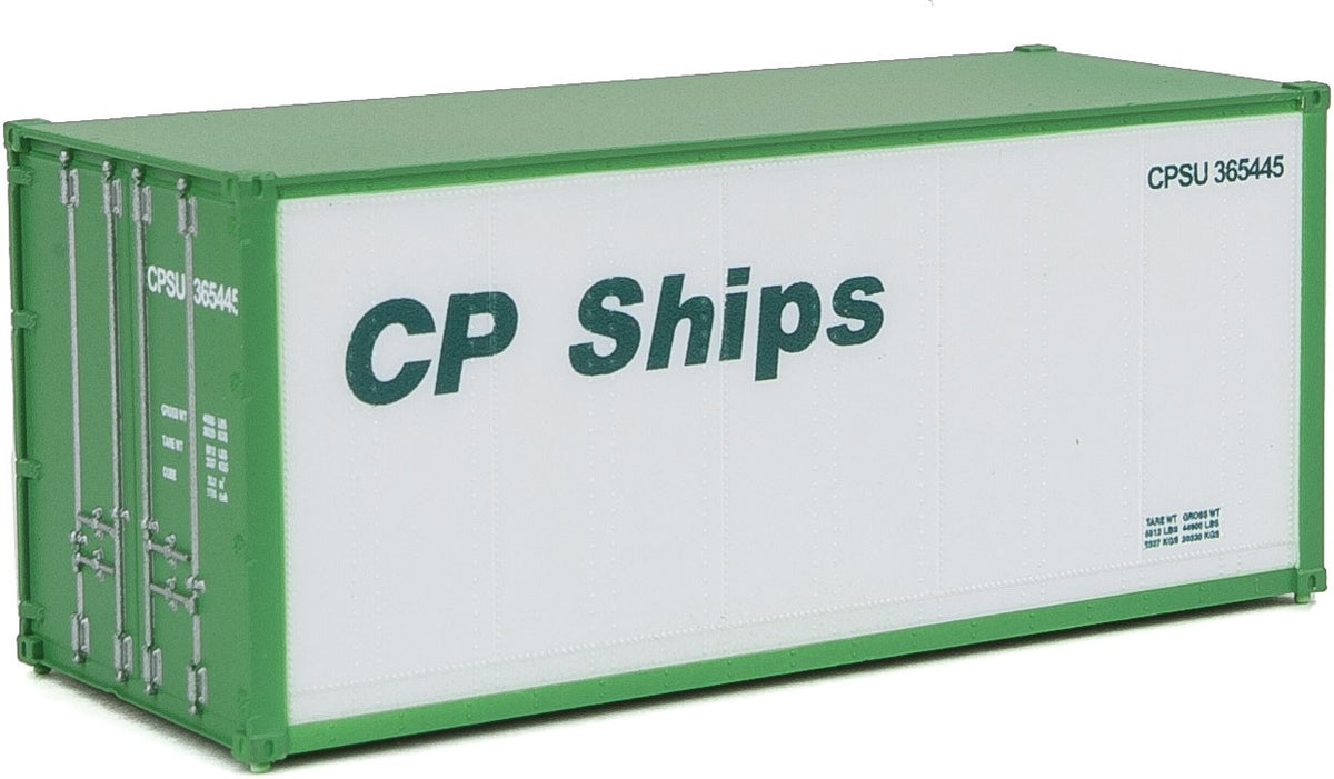 Walthers SceneMaster 949-8654 HO Scale 20' Smooth Side Container CP Ships CPSU