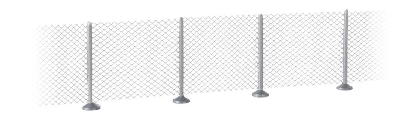 Walthers SceneMaster 949-9000 N Scale Metal Industrial Fence Kit