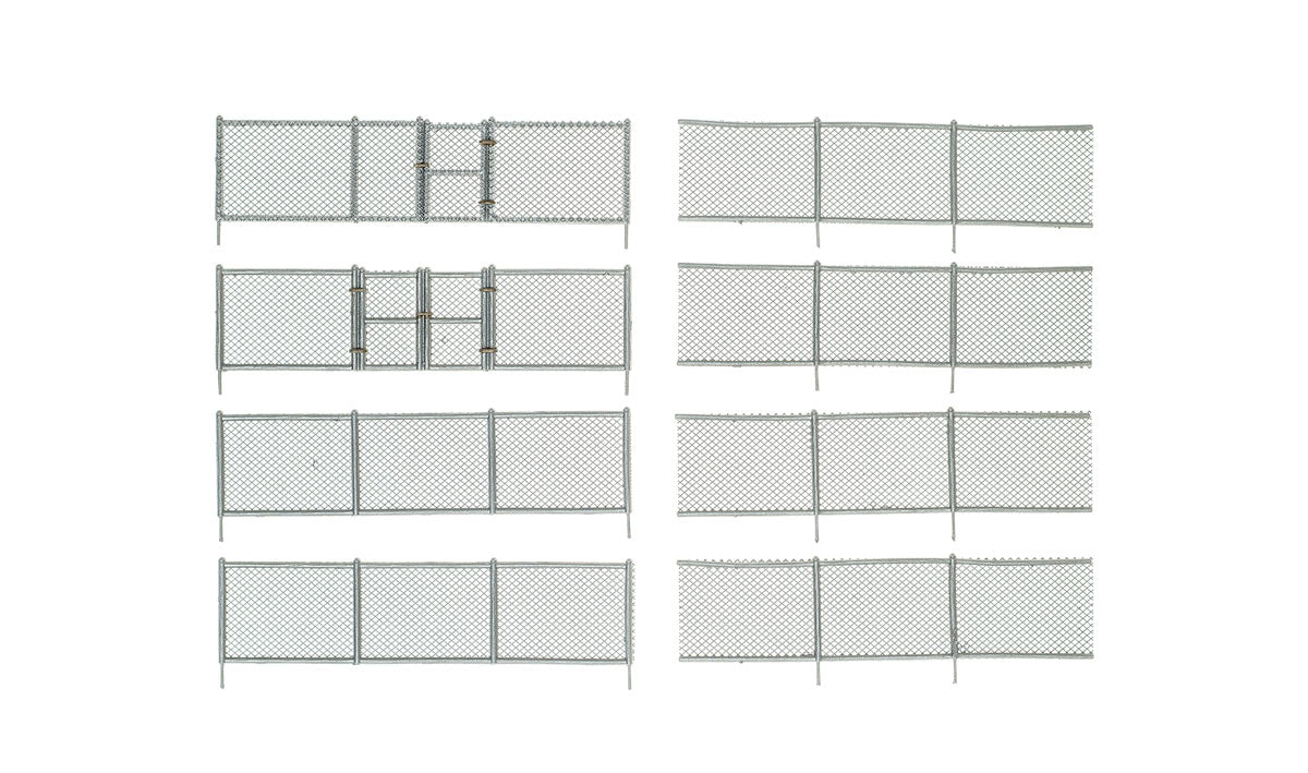 Woodland A2993 N Scale Chain Link Fence Kit